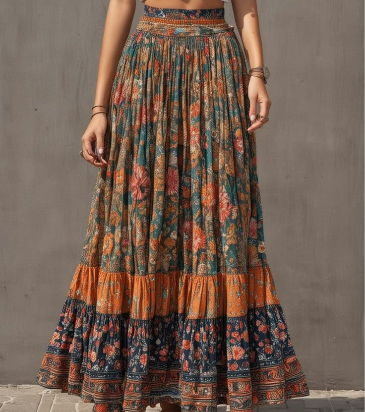 printed skirt for women