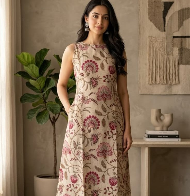floral printed kurta