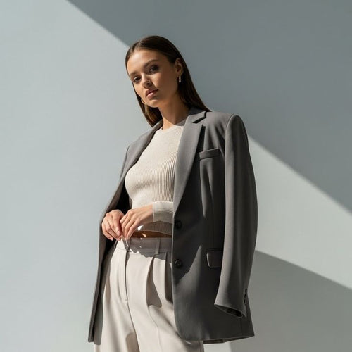 solid blazer
