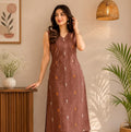viscose straight printed kurta